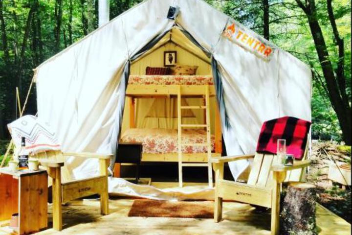 Tentrr Brookside at Camp RelevÉ