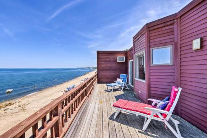 Beachfront Wading River Home with Deck and Grill