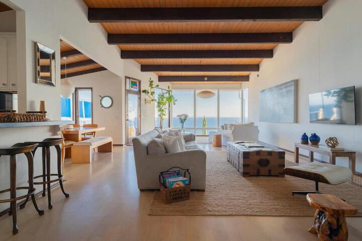 Malibu Villa with Beach Access and Ocean View