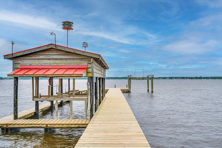 Pamlico River House w / Private Dock & River View!