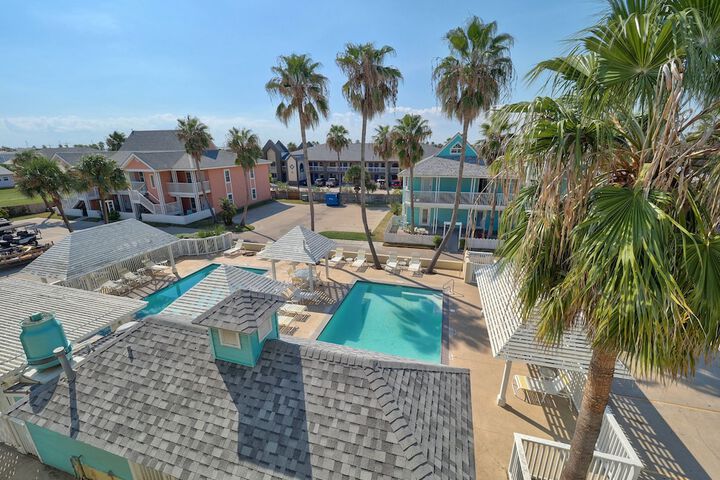 Seashell Village Resort near the beach with kitchens