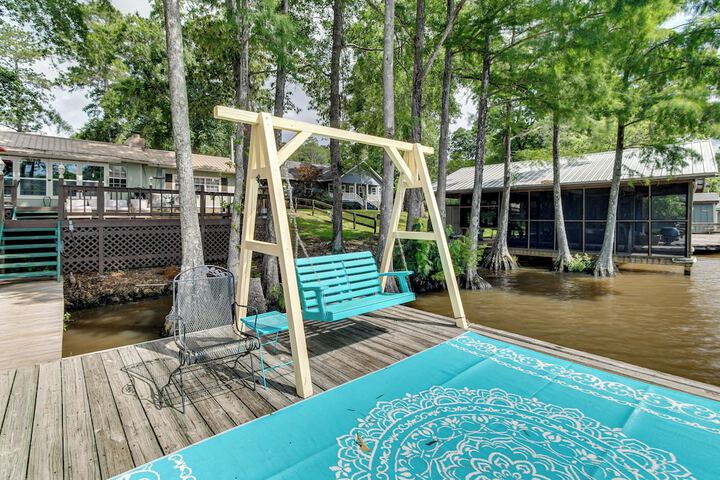 Private Dock + Fire Pit: Gantt Lake Getaway!