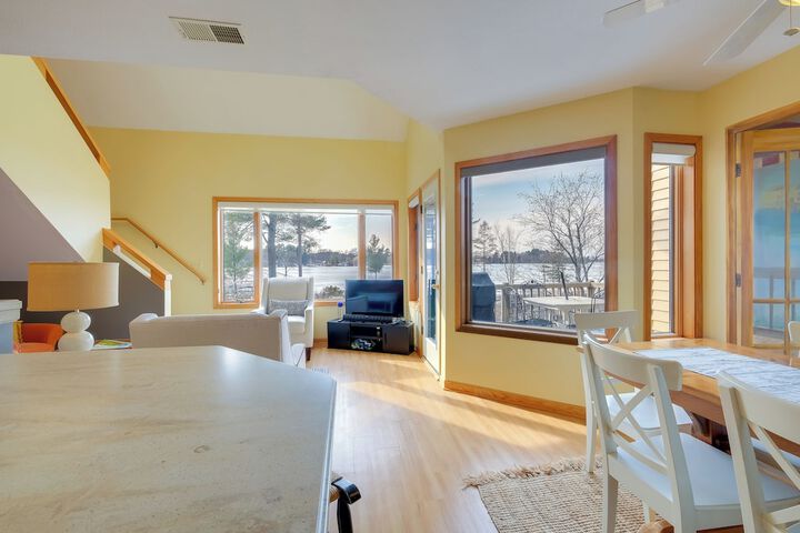 Elk Rapids Condo w / Balcony Overlooking Elk Lake!