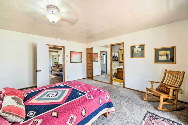 Spacious Mancos Home w / Furnished Deck & Yard!