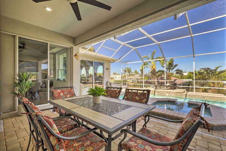 Heated Pool / spa & Dock: Apollo Beach Home on Canal