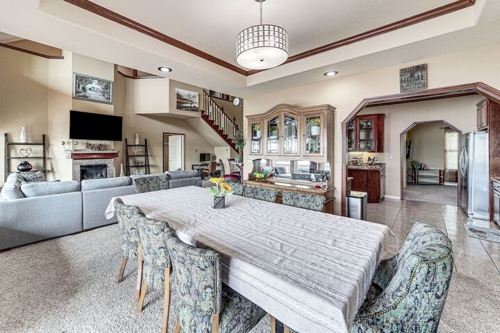 Waterfront Lake Eufaula Home: Multi-level Balcony