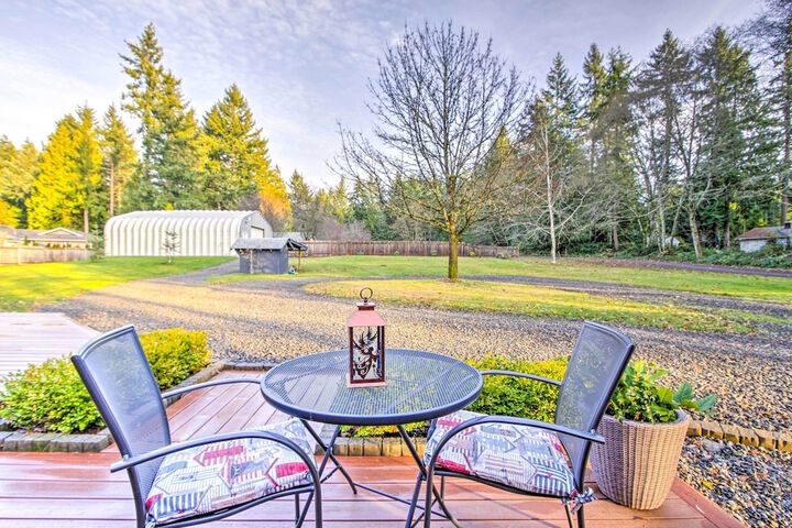 Peacock Hill Retreat on 1 Acre 1 Mi to Harbor