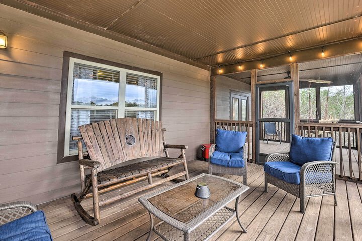 Lake Mitchell Vacation Home w / Dock & Water Slide