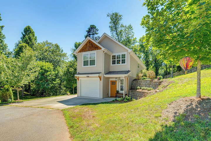 Candler Home w / Porch & Backyard: Near Asheville!