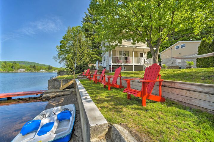 Lake Luzerne Home w / Fire Pit on Hudson River