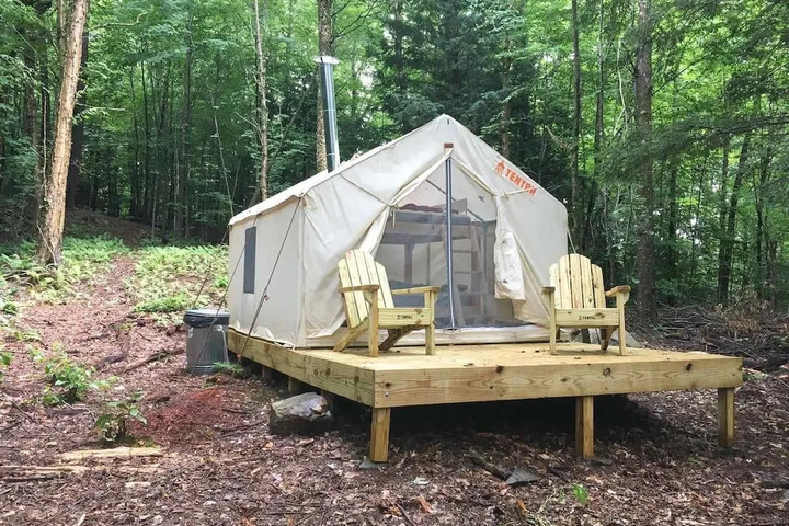 Tentrr  hidden Hoosic Riverside Camp
