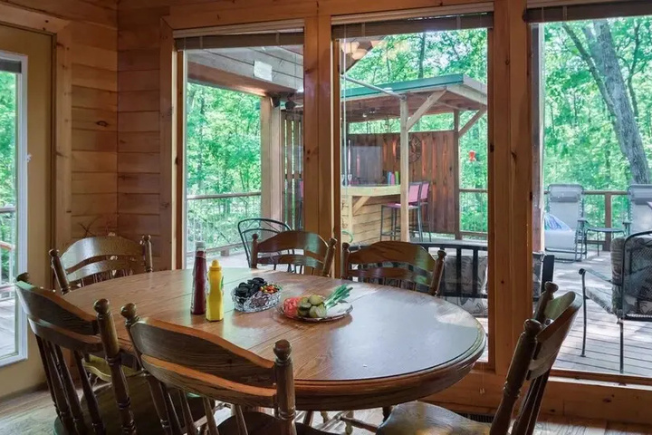 Deer Trail includes Sunken Hot Tub and Wood Fireplace by RedAwning