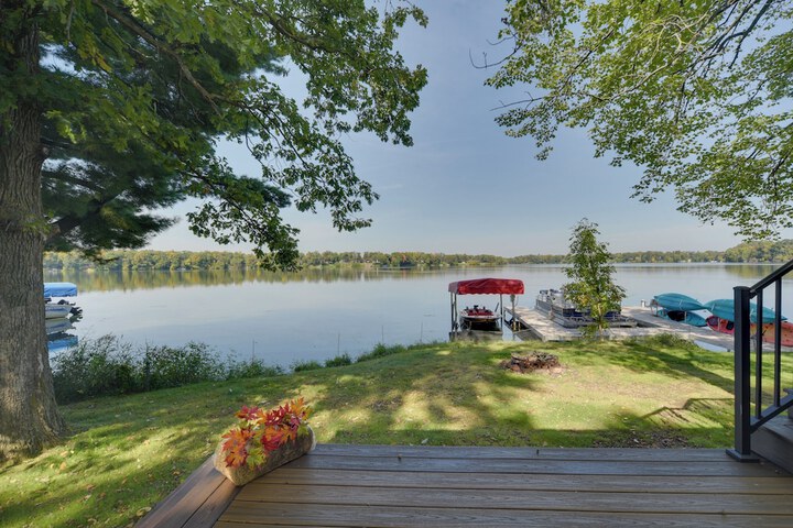 Pet Friendly - Rice Lake Home w / Private Dock!
