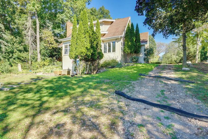 Waterfront Fond du Lac Home on Deneveu Lake!