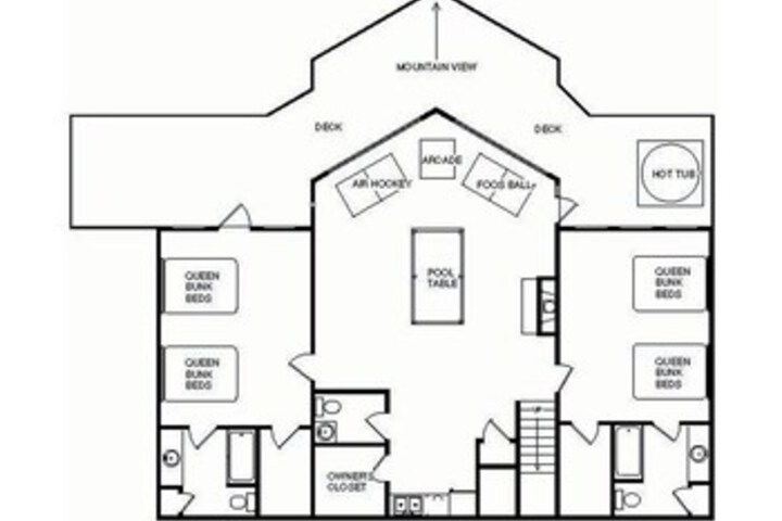 Big Bear Lodge Five Bedroom Home