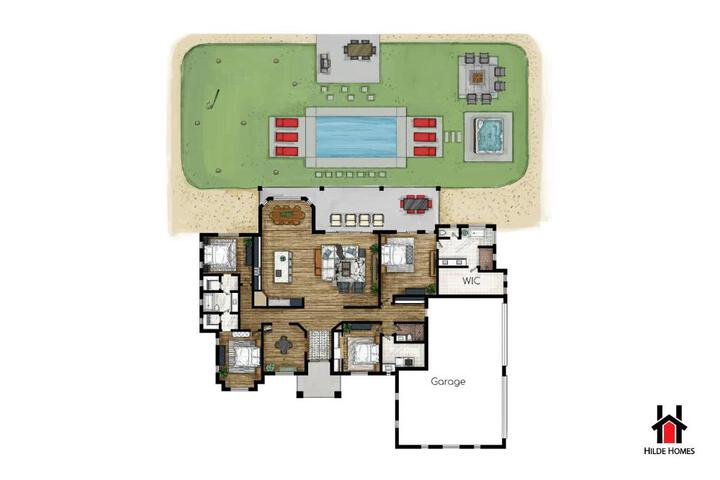 Peaceful Getaway to a New Custom-Built Luxury Home