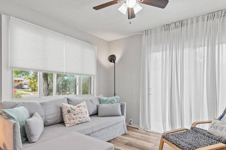 SunKissed in St. Pete is a 3 BR Home with Heated Pool and great outdoor space Near the Beach