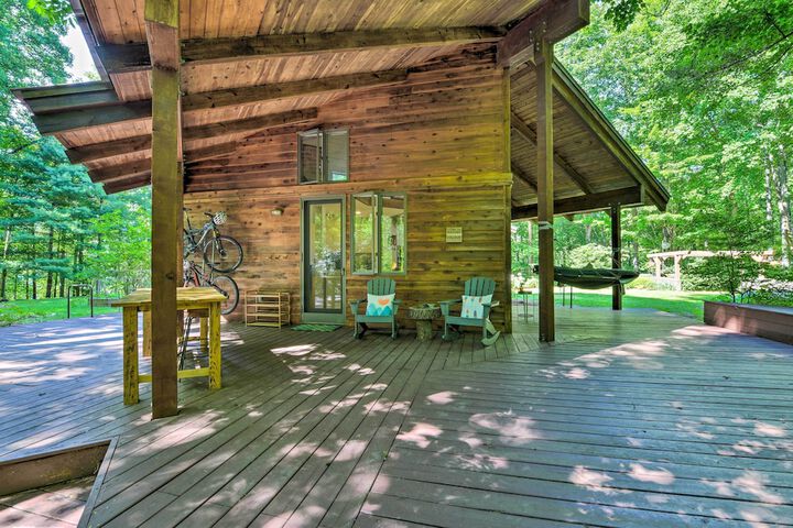 Tree-lined Robbinsville Studio Near Trails!