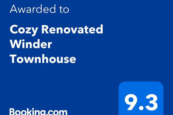 Cozy Renovated Winder Townhouse Traveller Awards 2025 Winner