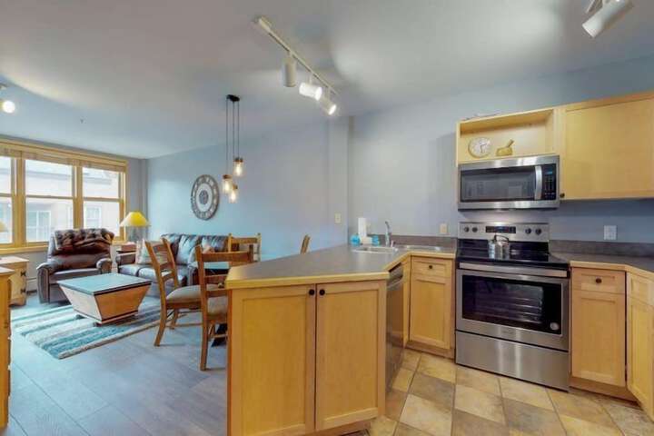 1 Bedroom Mountain Condo in River Run Village with Beautiful Mountain Views and Walking Distance to Ski