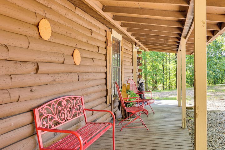 Arkansas Log Cabin Rental Near Lake Greeson!