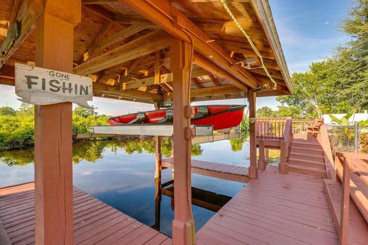 Waterfront Lake Placid Home w / Yard & Boat Launch!