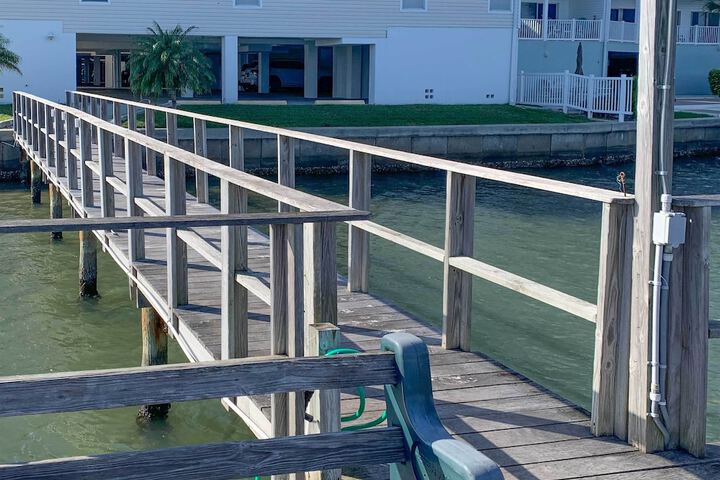 Large Balcony & Water Views: Indian Shores Condo!