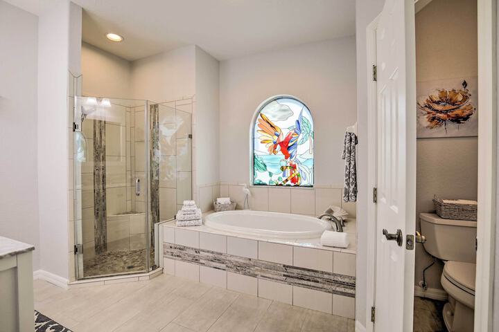 Heated Pool / spa & Dock: Apollo Beach Home on Canal
