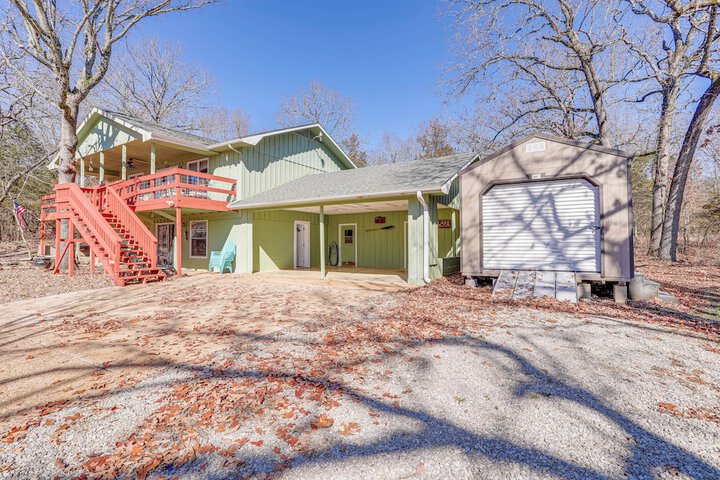 Arkansas Lake House w / Private Dock!