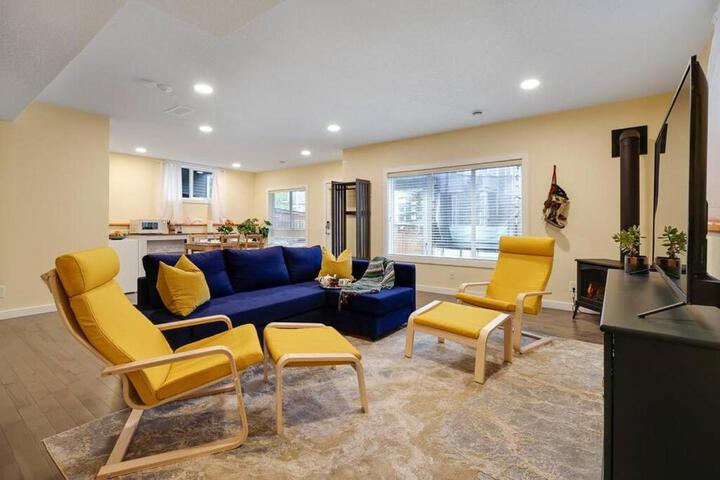 Adorable private suite with indoor fire place