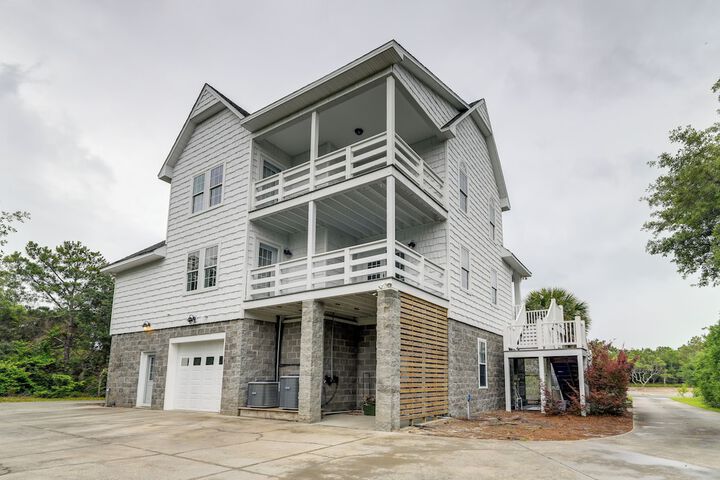 Harkers Island Vacation Rental With Pool Table!