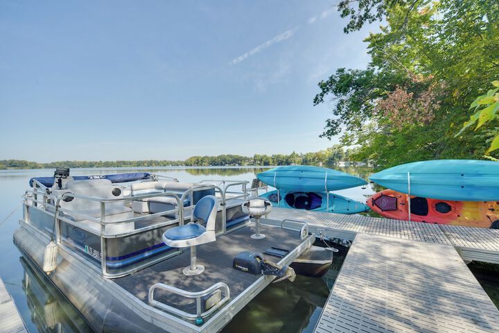 Pet Friendly - Rice Lake Home w / Private Dock!