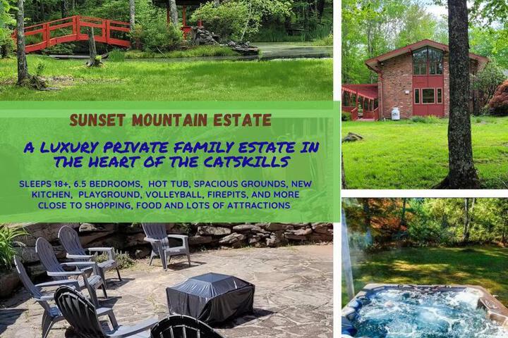 Sunset Estate in the Catskills