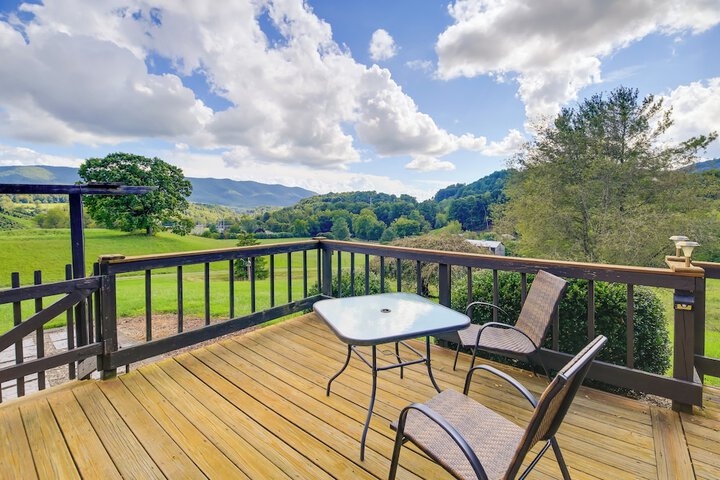 Secluded Mountain City Home w / Deck & Views!