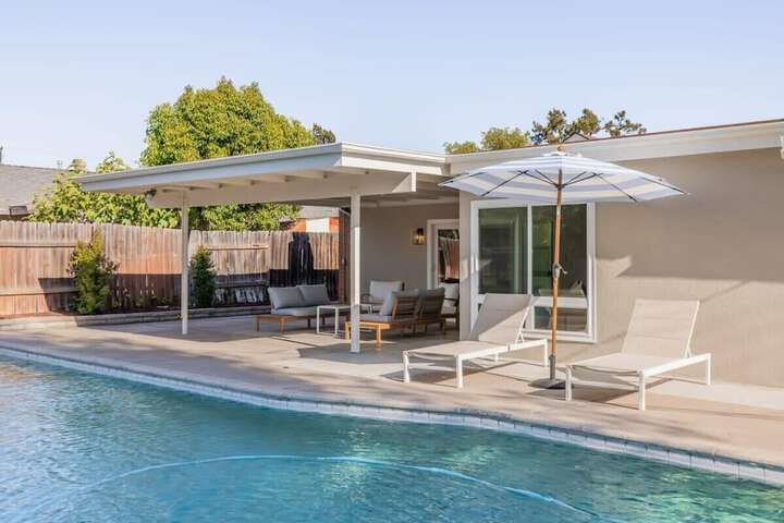 at Marbella Lane - Cozy Modern Home w / Relaxing Design & Pool