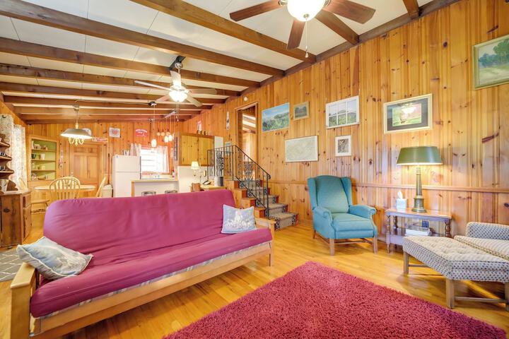 the Red Loft Candler Cottage Near Hiking Trails!