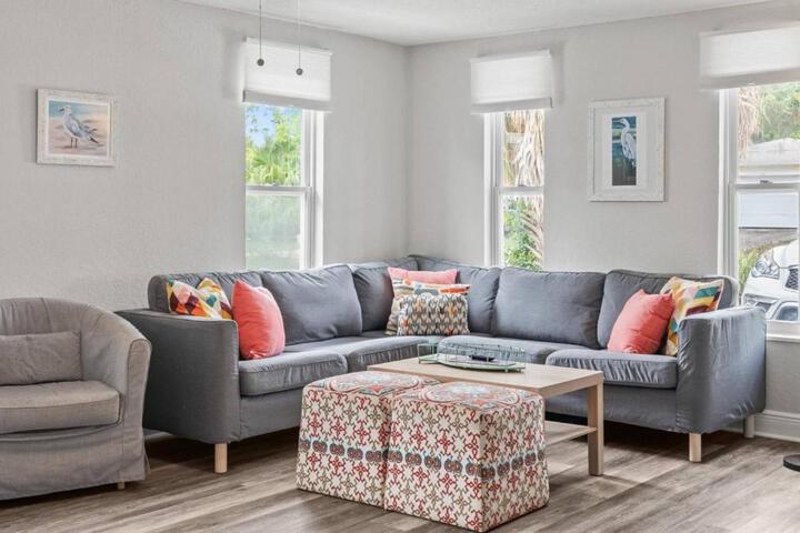 SunKissed in St. Pete is a 3 BR Home with Heated Pool and great outdoor space Near the Beach