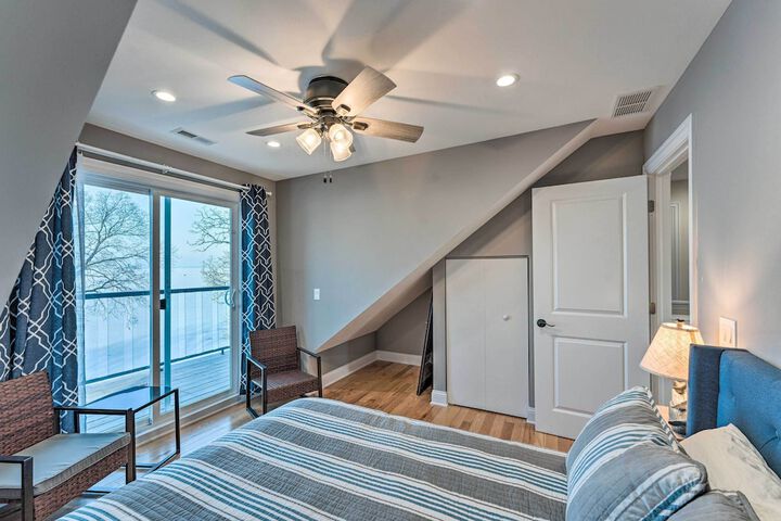 Lakefront Home w / Gorgeous Sunsets Kayaks, & Pier