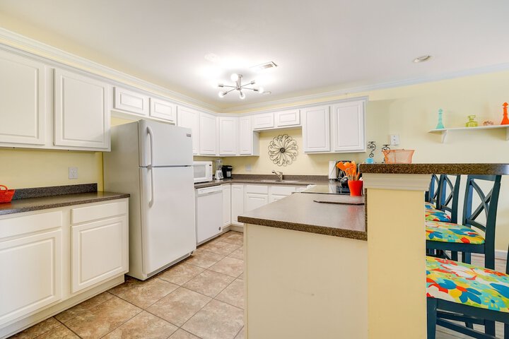 Oak Island Vacation Rental 1 Block to Beach!