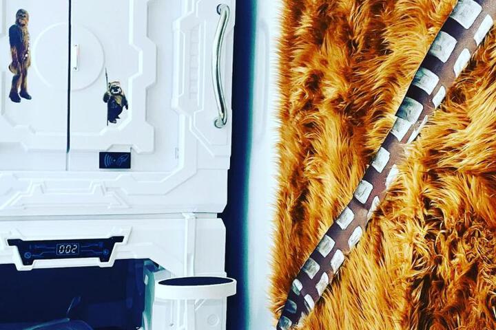 Star Wars themed sleeping pods near St. Louis