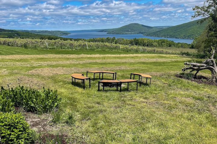 Near Canandaigua Lake: Retro Cabin w / Deck & Views