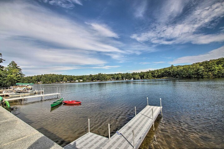 Waterside Haven on Milton Pond w / Deck & Boat Dock