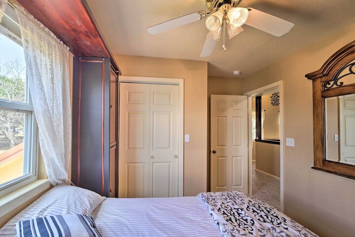Waterfront Lake Eufaula Home: Multi-level Balcony