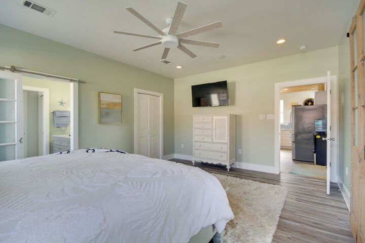 Sunny Waveland Home Rental w / Pool: Walk to Beach!