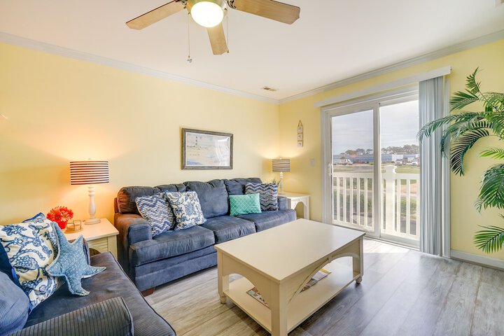 Oak Island Vacation Rental 1 Block to Beach!