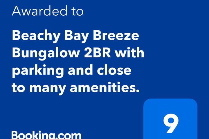 Beachy Bay Breeze Bungalow 2BR with parking and close to many amenities.