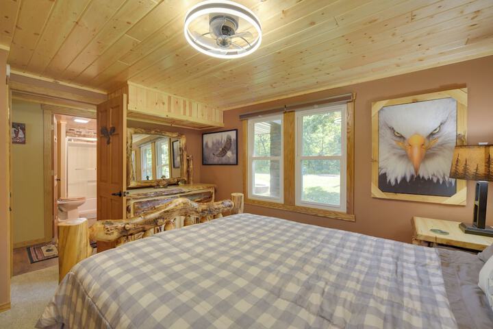 Pet Friendly - Rice Lake Home w / Private Dock!
