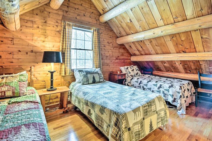 Andover Cabin Retreat w / Hot Tub & Fireplace!