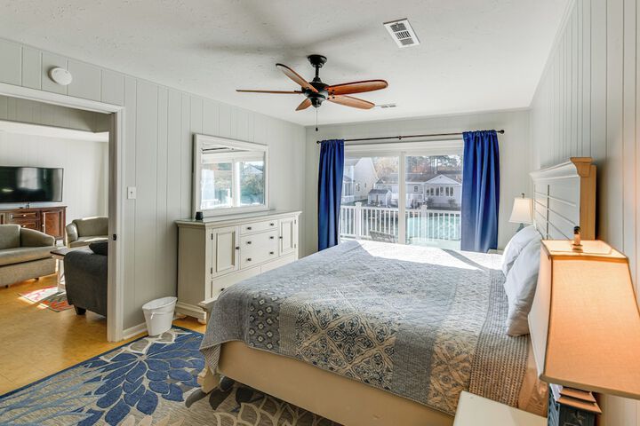 Furnished Deck! Waterfront Ocean Pines Home