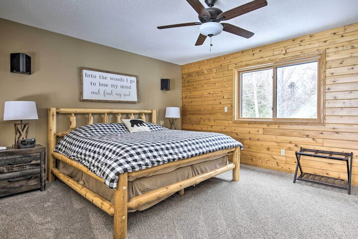 Secluded Lakehouse w / Private Dock + Serene Views!